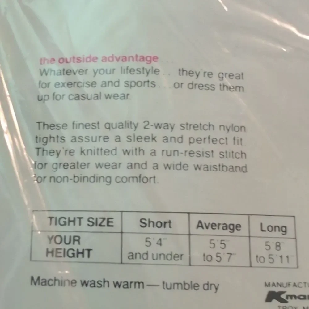 Vintage Deadstock Women's Berry‎ Red Colored Nylon Tights